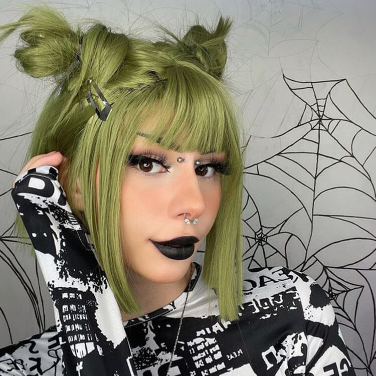 Mummy Halloween Horseshoe Septum Ring