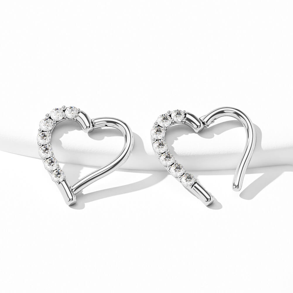 heart daith piercing jewelry