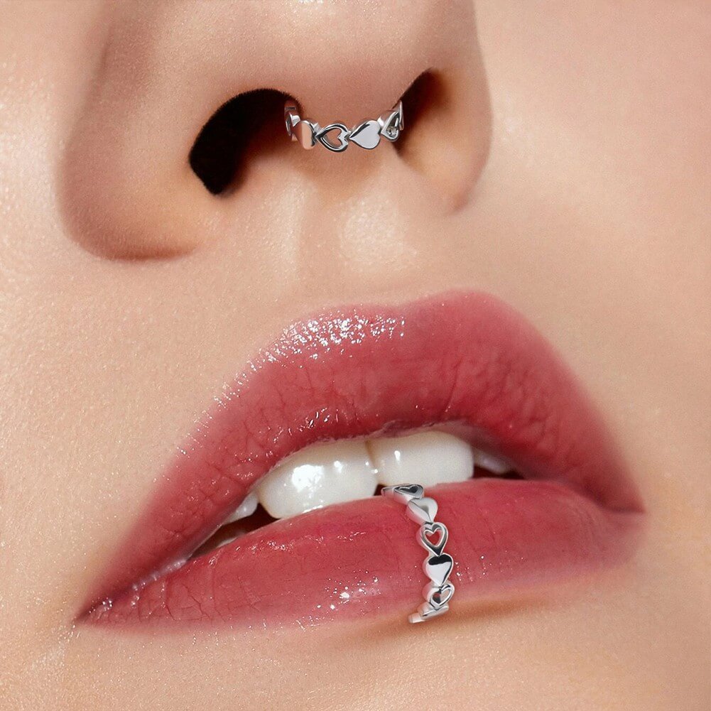 Heart Hinged Segment Cartilage Ring