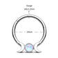 10mm moon phase septum ring