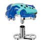 14G Titanium Blue Frog Dermal Anchor