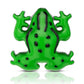 14G Titanium Green Tree Frog Dermal Anchor