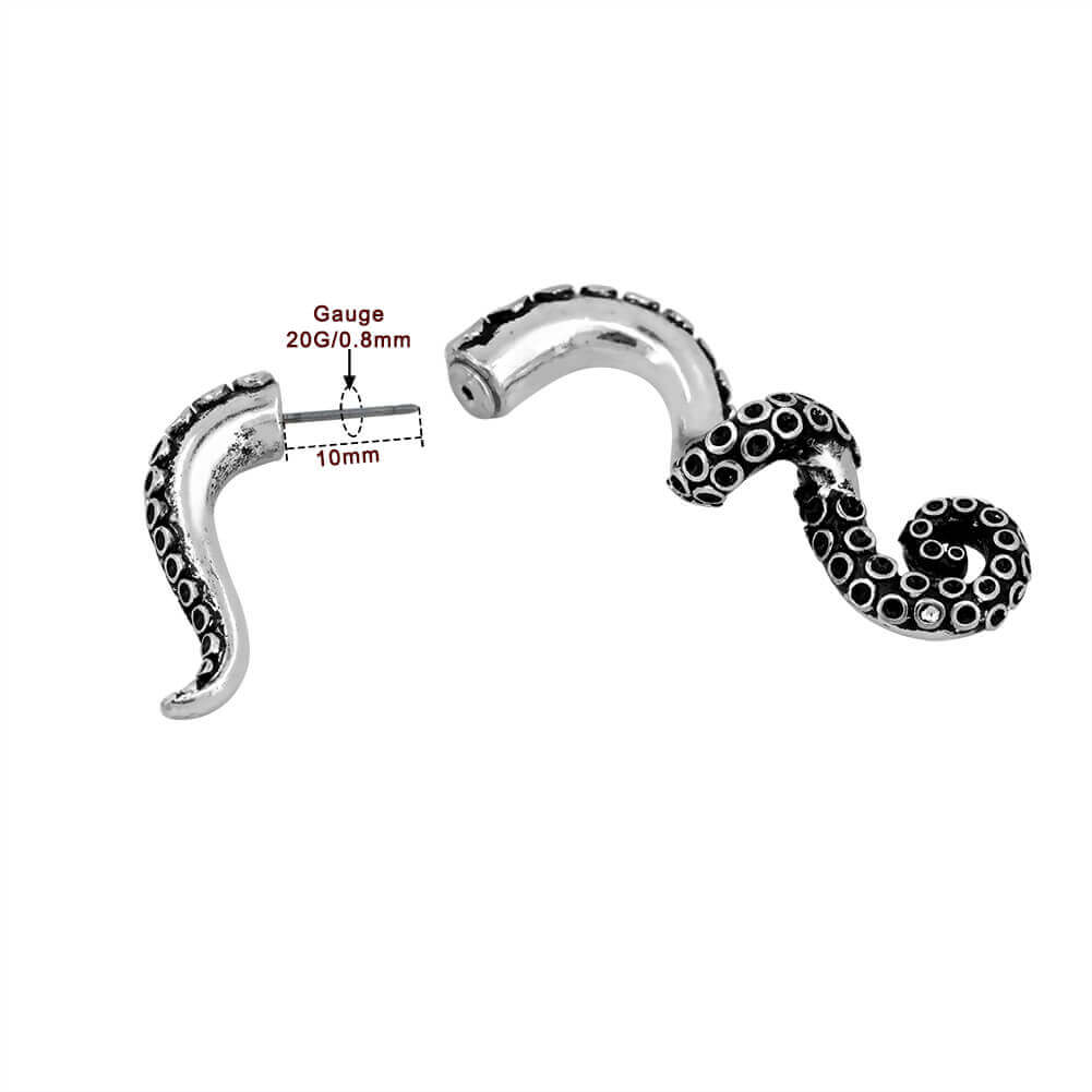 3D Fake Gauge Earrings - OUFER BODY JEWELRY 