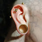 14G Golden Bee Industrial Barbell - OUFER BODY JEWELRY