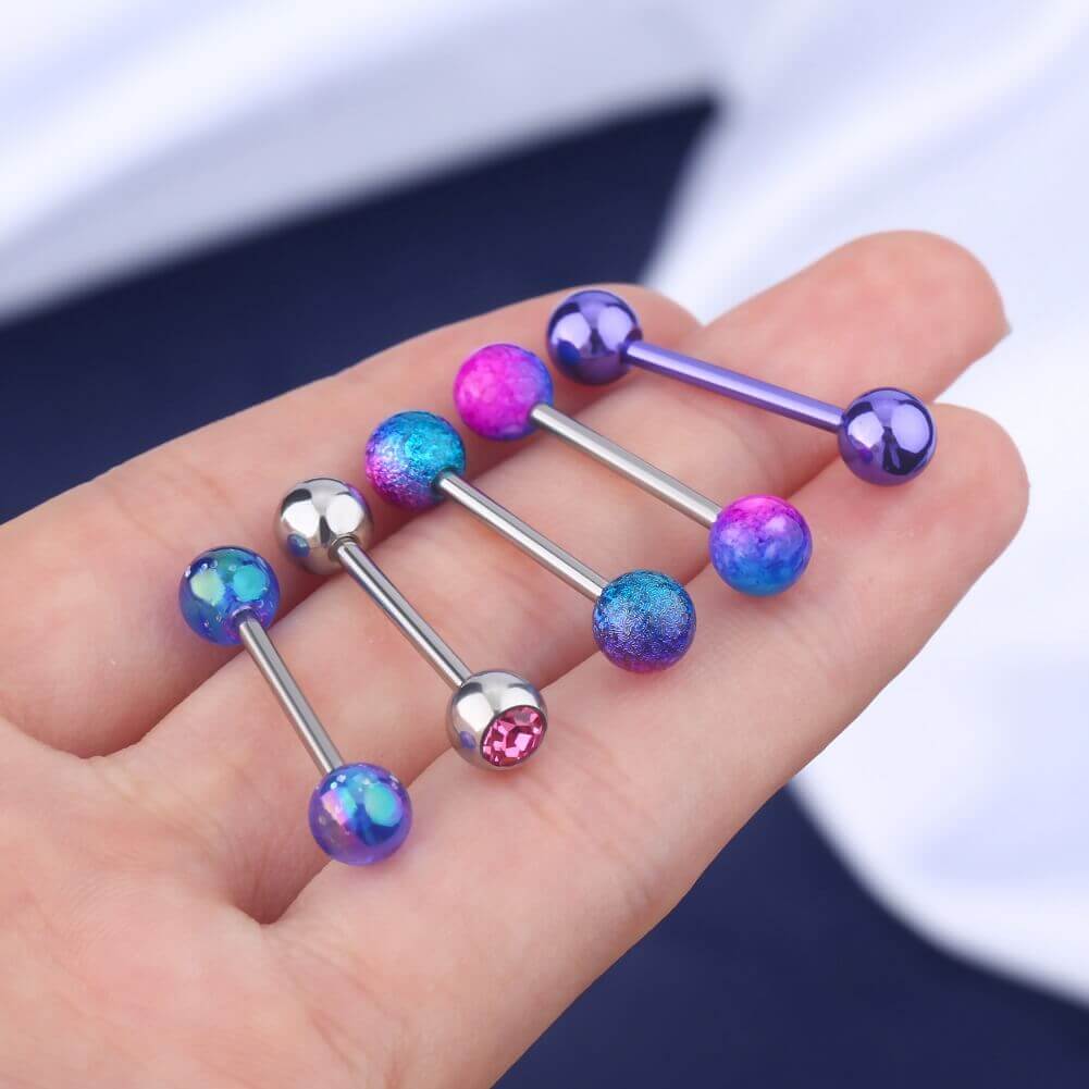 surgical steel tongue rings